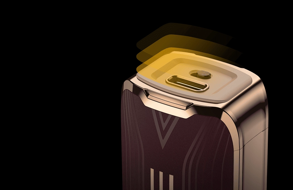 The protective silicone base of the LUXE XR MAX 2, adding durability and stability to this professional vape.