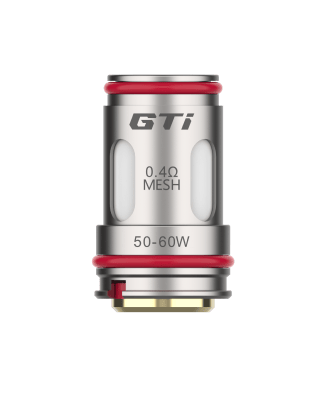 The compatible GTI 0.15Ω Mesh coil, a high power GTX coil vape option for cloud chaser vape enthusiasts seeking maximum vapor production.