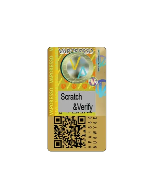 vaporesso product anti-counterfeiting verification